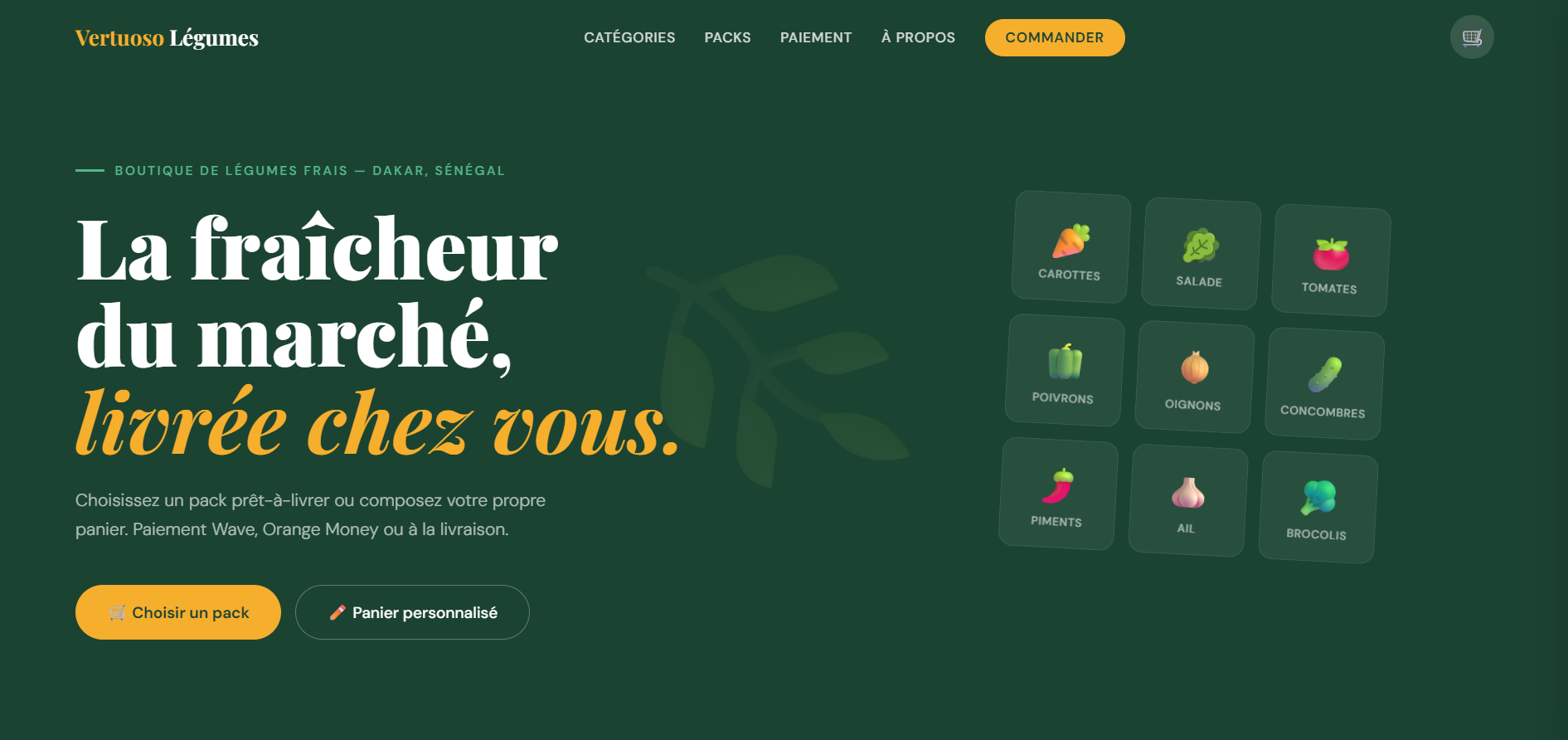 Vertuoso Légumes